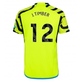 Arsenal Jurrien Timber #12 Uit tenue 2023-24 Korte Mouwen