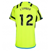 Arsenal Jurrien Timber #12 Uit tenue Dames 2023-24 Korte Mouwen