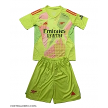 Arsenal Keeper Thuis tenue Kids 2024-25 Korte Mouwen (+ broek)