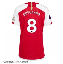 Arsenal Martin Odegaard #8 Thuis tenue Dames 2023-24 Korte Mouwen