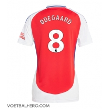 Arsenal Martin Odegaard #8 Thuis tenue Dames 2024-25 Korte Mouwen