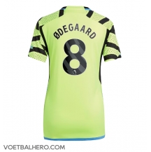 Arsenal Martin Odegaard #8 Uit tenue Dames 2023-24 Korte Mouwen