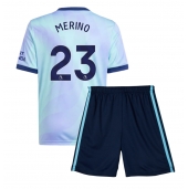 Arsenal Mikel Merino #23 Derde tenue Kids 2024-25 Korte Mouwen (+ broek)