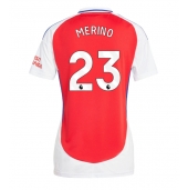 Arsenal Mikel Merino #23 Thuis tenue Dames 2024-25 Korte Mouwen