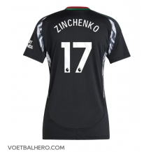 Arsenal Oleksandr Zinchenko #17 Uit tenue Dames 2024-25 Korte Mouwen