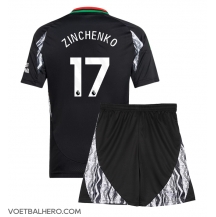 Arsenal Oleksandr Zinchenko #17 Uit tenue Kids 2024-25 Korte Mouwen (+ broek)