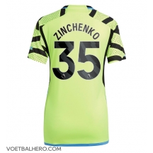 Arsenal Oleksandr Zinchenko #35 Uit tenue Dames 2023-24 Korte Mouwen