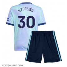 Arsenal Raheem Sterling #30 Derde tenue Kids 2024-25 Korte Mouwen (+ broek)