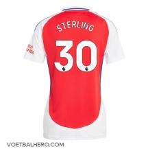 Arsenal Raheem Sterling #30 Thuis tenue Dames 2024-25 Korte Mouwen