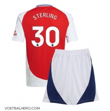 Arsenal Raheem Sterling #30 Thuis tenue Kids 2024-25 Korte Mouwen (+ broek)