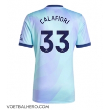 Arsenal Riccardo Calafiori #33 Derde tenue 2024-25 Korte Mouwen