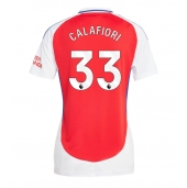 Arsenal Riccardo Calafiori #33 Thuis tenue Dames 2024-25 Korte Mouwen