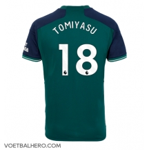 Arsenal Takehiro Tomiyasu #18 Derde tenue 2023-24 Korte Mouwen