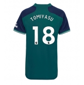 Arsenal Takehiro Tomiyasu #18 Derde tenue Dames 2023-24 Korte Mouwen