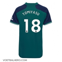 Arsenal Takehiro Tomiyasu #18 Derde tenue Dames 2023-24 Korte Mouwen