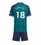 Arsenal Takehiro Tomiyasu #18 Derde tenue Kids 2023-24 Korte Mouwen (+ broek)