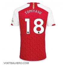 Arsenal Takehiro Tomiyasu #18 Thuis tenue 2023-24 Korte Mouwen