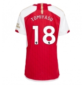 Arsenal Takehiro Tomiyasu #18 Thuis tenue Dames 2023-24 Korte Mouwen