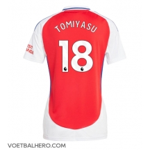 Arsenal Takehiro Tomiyasu #18 Thuis tenue Dames 2024-25 Korte Mouwen