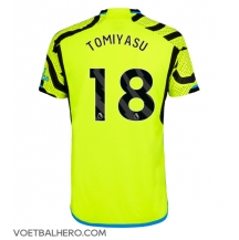 Arsenal Takehiro Tomiyasu #18 Uit tenue 2023-24 Korte Mouwen