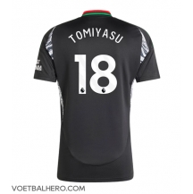 Arsenal Takehiro Tomiyasu #18 Uit tenue 2024-25 Korte Mouwen