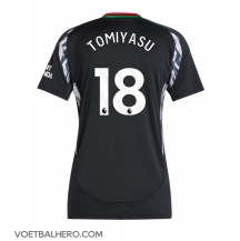 Arsenal Takehiro Tomiyasu #18 Uit tenue Dames 2024-25 Korte Mouwen