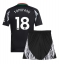 Arsenal Takehiro Tomiyasu #18 Uit tenue Kids 2024-25 Korte Mouwen (+ broek)