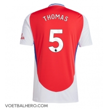 Arsenal Thomas Partey #5 Thuis tenue 2024-25 Korte Mouwen