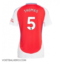 Arsenal Thomas Partey #5 Thuis tenue Dames 2024-25 Korte Mouwen