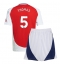 Arsenal Thomas Partey #5 Thuis tenue Kids 2024-25 Korte Mouwen (+ broek)