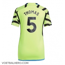 Arsenal Thomas Partey #5 Uit tenue Dames 2023-24 Korte Mouwen