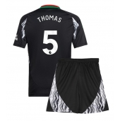 Arsenal Thomas Partey #5 Uit tenue Kids 2024-25 Korte Mouwen (+ broek)