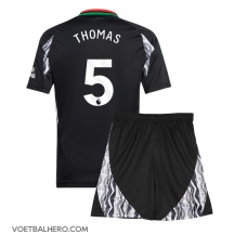 Arsenal Thomas Partey #5 Uit tenue Kids 2024-25 Korte Mouwen (+ broek)