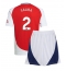 Arsenal William Saliba #2 Thuis tenue Kids 2024-25 Korte Mouwen (+ broek)