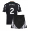 Arsenal William Saliba #2 Uit tenue Kids 2024-25 Korte Mouwen (+ broek)