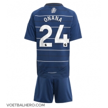 Aston Villa Amadou Onana #24 Derde tenue Kids 2024-25 Korte Mouwen (+ broek)