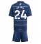 Aston Villa Amadou Onana #24 Derde tenue Kids 2024-25 Korte Mouwen (+ broek)