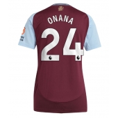 Aston Villa Amadou Onana #24 Thuis tenue Dames 2024-25 Korte Mouwen