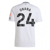 Aston Villa Amadou Onana #24 Uit tenue 2024-25 Korte Mouwen