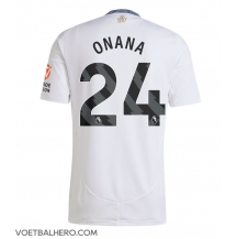 Aston Villa Amadou Onana #24 Uit tenue 2024-25 Korte Mouwen