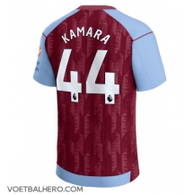 Aston Villa Boubacar Kamara #44 Thuis tenue 2023-24 Korte Mouwen