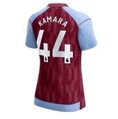 Aston Villa Boubacar Kamara #44 Thuis tenue Dames 2023-24 Korte Mouwen