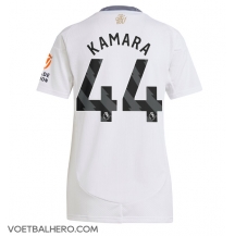 Aston Villa Boubacar Kamara #44 Uit tenue Dames 2024-25 Korte Mouwen