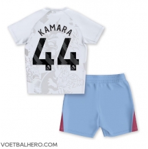 Aston Villa Boubacar Kamara #44 Uit tenue Kids 2023-24 Korte Mouwen (+ broek)