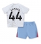 Aston Villa Boubacar Kamara #44 Uit tenue Kids 2023-24 Korte Mouwen (+ broek)