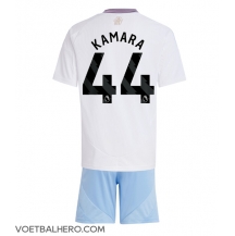 Aston Villa Boubacar Kamara #44 Uit tenue Kids 2024-25 Korte Mouwen (+ broek)