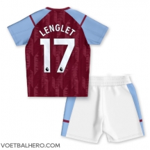 Aston Villa Clement Lenglet #17 Thuis tenue Kids 2023-24 Korte Mouwen (+ broek)