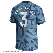 Aston Villa Diego Carlos #3 Derde tenue 2023-24 Korte Mouwen