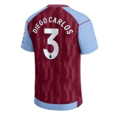 Aston Villa Diego Carlos #3 Thuis tenue 2023-24 Korte Mouwen