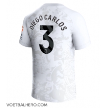 Aston Villa Diego Carlos #3 Uit tenue 2023-24 Korte Mouwen